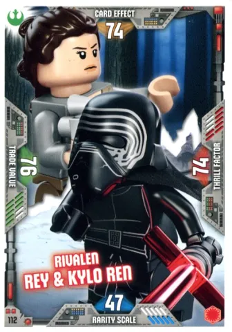 Star Wars Trading Card Game (German) Series 2 - # 112 Rivalen Rey & Kylo Ren