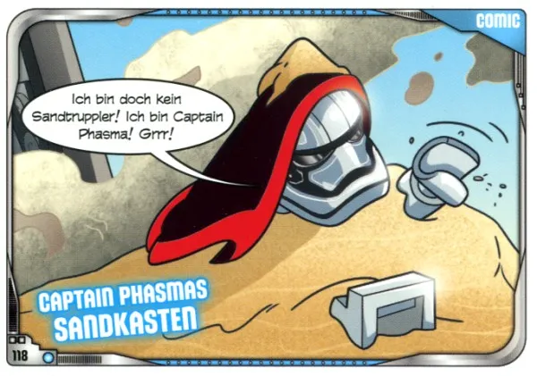 Star Wars Trading Card Game (German) Series 2 - # 118 Captain Phasmas Sandkasten