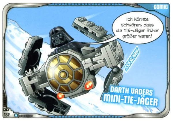 Star Wars Trading Card Game (German) Series 2 - # 132 Darth Vaders Mini-TIE-Jäger
