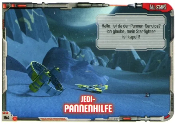 Star Wars Trading Card Game (German) Series 2 - # 154 Jedi-Pannenhilfe