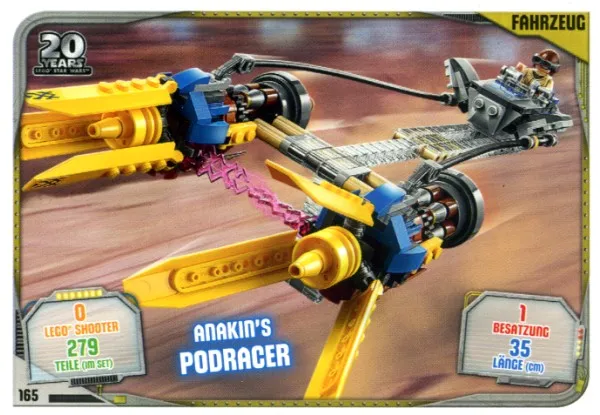 Star Wars Trading Card Game (German) Series 2 - # 165 Anakin's Podracer