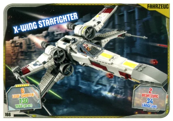 Star Wars Trading Card Game (German) Series 2 - # 166 X-wing Starfighter