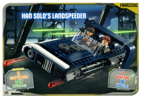 Star Wars Trading Card Game (German) Series 2 - # 171 Han Solo's Landspeeder