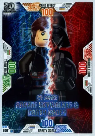 Star Wars Trading Card Game (German) Series 2 - # 200 20 Jahre Anakin Skywalker & Darth Vader