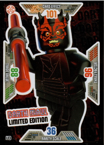 Star Wars Trading Card Game (German) Series 2 - # LE3 Darth Maul Limited Edition