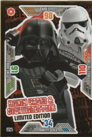 Star Wars Trading Card Game (German) Series 2 - # LE14 Darth Vader & Sturmtruppler Limited Edition