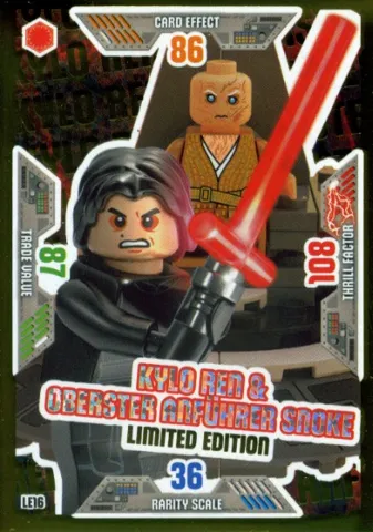 Star Wars Trading Card Game (German) Series 2 - # LE16 Kylo Ren & Oberster Anführer Snoke Limited Edition