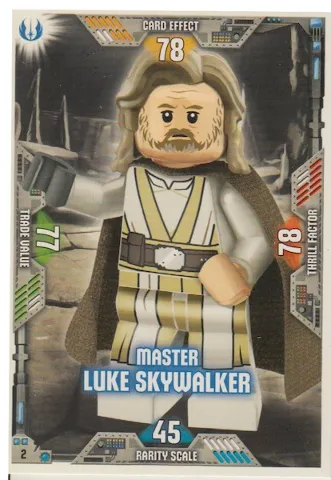Star Wars Trading Card Game (English) Series 2 - # 2 Master Luke Skywalker