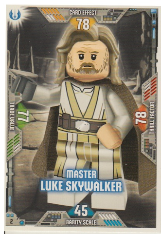 Star Wars Trading Card Game (English) Series 2 - # 2 Master Luke Skywalker