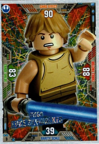 Star Wars Trading Card Game (English) Series 2 - # 3 Mega Luke Skywalker