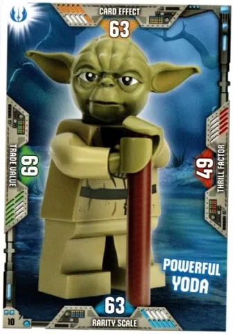 Star Wars Trading Card Game (English) Series 2 - # 10 Powerful Yoda