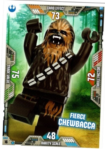 Star Wars Trading Card Game (English) Series 2 - # 16 Fierce Chewbacca