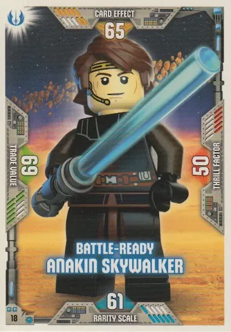 Star Wars Trading Card Game (English) Series 2 - # 18 Battle-ready Anakin Skywalker
