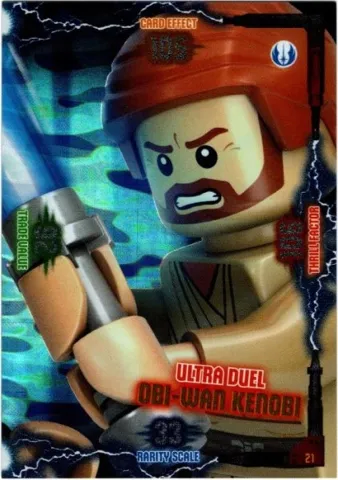 Star Wars Trading Card Game (English) Series 2 - # 21 Ultra Duel Obi-Wan Kenobi