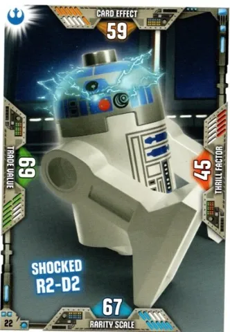 Star Wars Trading Card Game (English) Series 2 - # 22 Shocked R2-D2