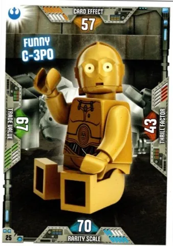 Star Wars Trading Card Game (English) Series 2 - # 25 Funny C-3PO