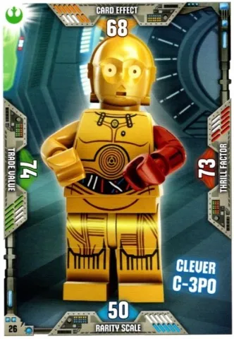 Star Wars Trading Card Game (English) Series 2 - # 26 Clever C-3PO