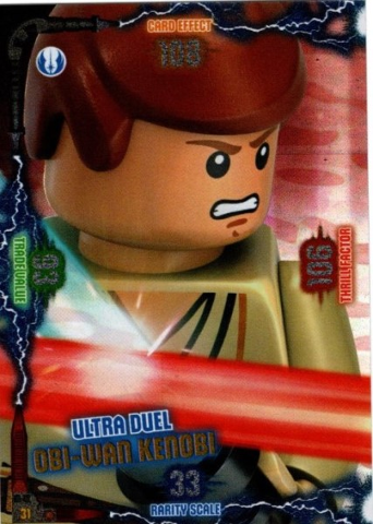 Star Wars Trading Card Game (English) Series 2 - # 31 Ultra Duel Obi-Wan Kenobi