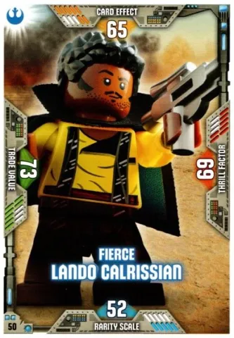 Star Wars Trading Card Game (English) Series 2 - # 50 Fierce Lando Calrissian
