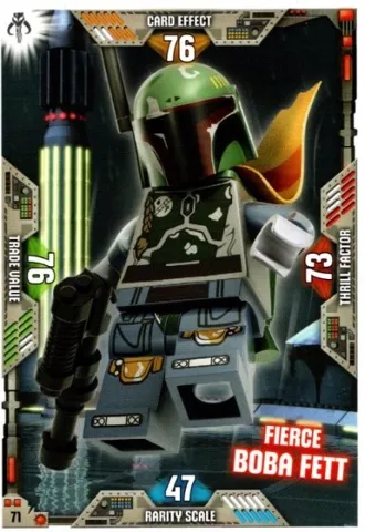 Star Wars Trading Card Game (English) Series 2 - # 71 Fierce Boba Fett