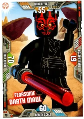 Star Wars Trading Card Game (English) Series 2 - # 79 Fearsome Darth Maul