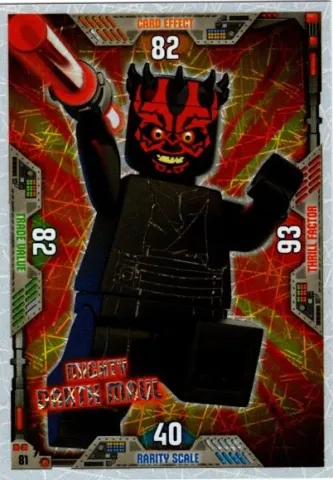 Star Wars Trading Card Game (English) Series 2 - # 81 Mighty Darth Maul