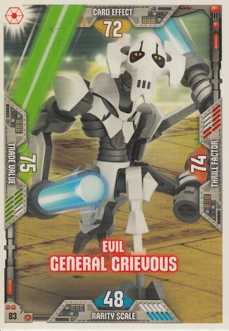 Star Wars Trading Card Game (English) Series 2 - # 83 Evil General Grievous