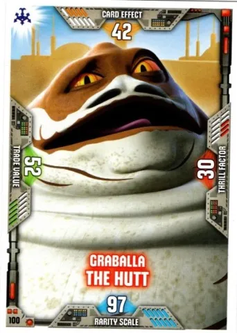 Star Wars Trading Card Game (English) Series 2 - # 100 Graballa the Hutt