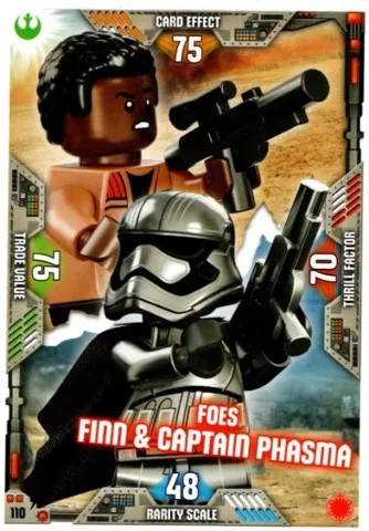 Star Wars Trading Card Game (English) Series 2 - # 110 Foes Finn & Captain Phasma