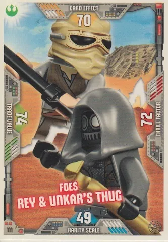 Star Wars Trading Card Game (English) Series 2 - # 111 Foes Rey & Unkar's Thug