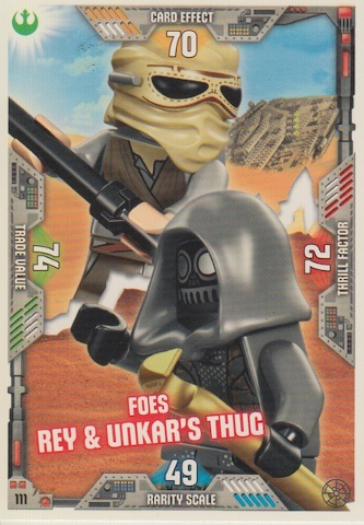 Star Wars Trading Card Game (English) Series 2 - # 111 Foes Rey & Unkar's Thug