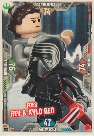 Star Wars Trading Card Game (English) Series 2 - # 112 Foes Rey & Kylo Ren