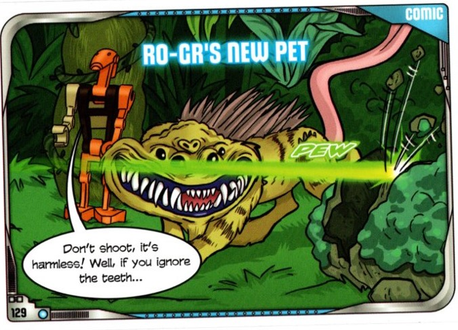 Star Wars Trading Card Game (English) Series 2 - # 129 RO-GR's New Pet