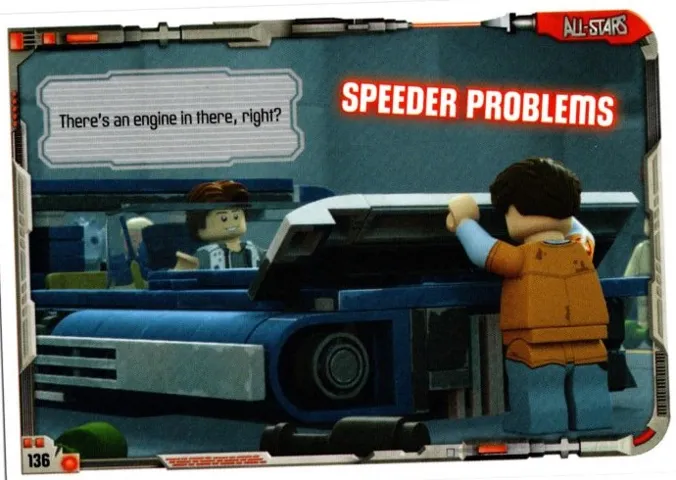 Star Wars Trading Card Game (English) Series 2 - # 136 Speeder Problems