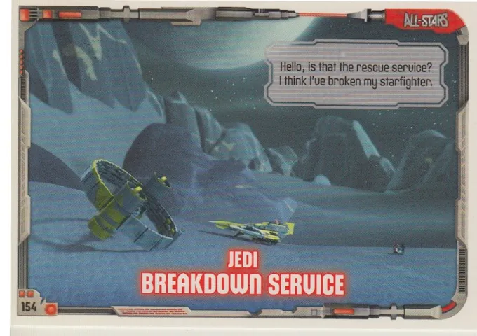 Star Wars Trading Card Game (English) Series 2 - # 154 Jedi Breakdown Service