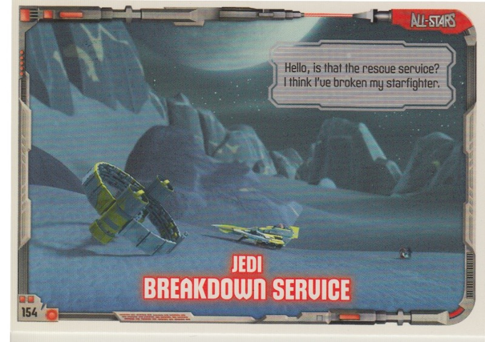 Star Wars Trading Card Game (English) Series 2 - # 154 Jedi Breakdown Service