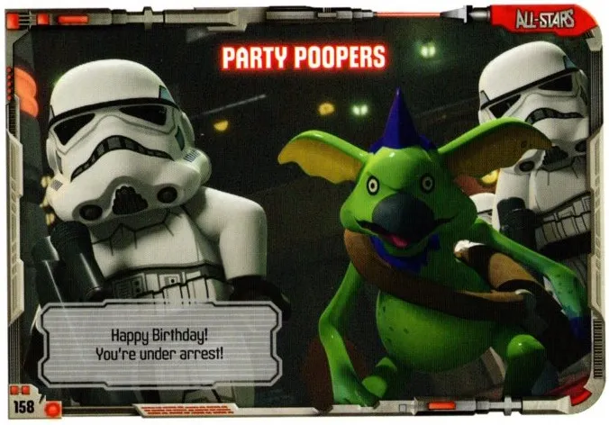 Star Wars Trading Card Game (English) Series 2 - # 158 Party Poopers
