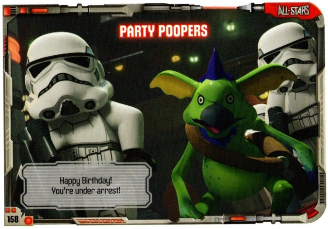 Star Wars Trading Card Game (English) Series 2 - # 158 Party Poopers