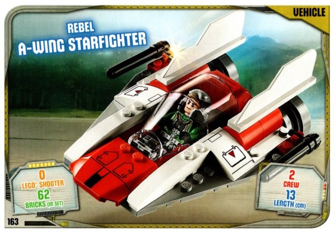 Star Wars Trading Card Game (English) Series 2 - # 163 Rebel A-wing Starfighter