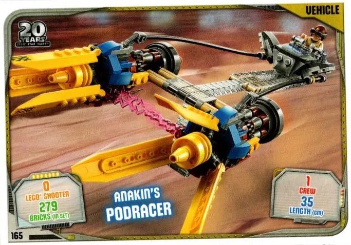 Star Wars Trading Card Game (English) Series 2 - # 165 Anakin's Podracer
