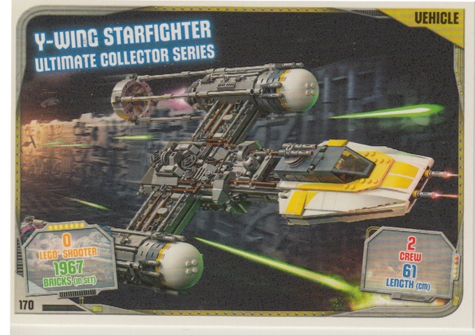 Star Wars Trading Card Game (English) Series 2 - # 170 Y-wing Starfighter Ultimate Collector Series