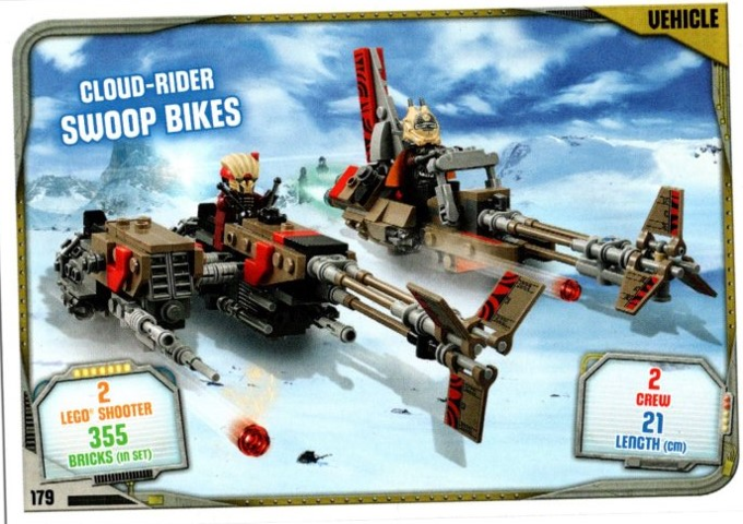 Star Wars Trading Card Game (English) Series 2 - # 179 Cloud-Rider Swoop Bikes