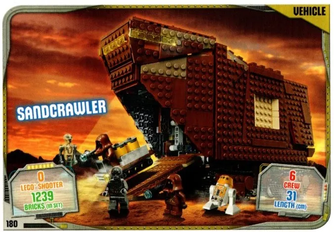 Star Wars Trading Card Game (English) Series 2 - # 180 Sandcrawler