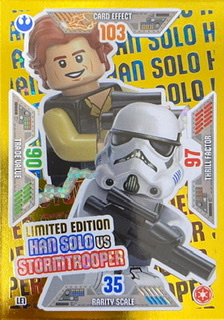 Star Wars Trading Card Game (English) Series 2 - # LE1 Limited Edition Han Solo vs Stormtrooper