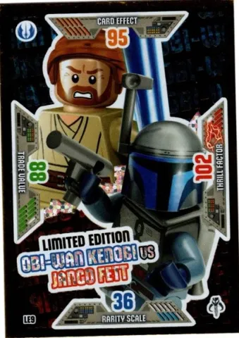 Star Wars Trading Card Game (English) Series 2 - # LE9 Limited Edition Obi-Wan Kenobi vs Jango Fett