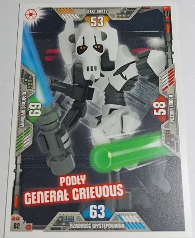 Star Wars Trading Card Game (Polish) Series 2 - # 82 Podły Generał Grievous