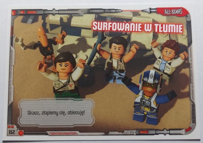 Star Wars Trading Card Game (Polish) Series 2 - # 152 Surfowanie w Tłumie