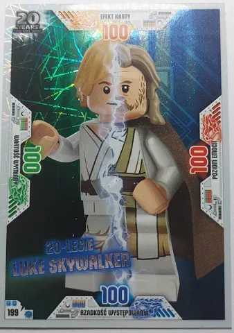Star Wars Trading Card Game (Polish) Series 2 - # 199 20-Lecie Luke Skywalker
