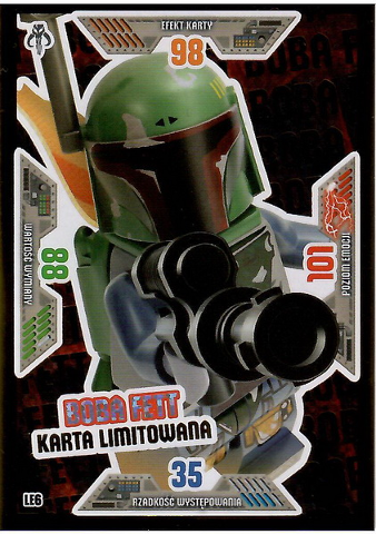 Star Wars Trading Card Game (Polish) Series 2 - # LE6 Boba Fett Karta Limitowana