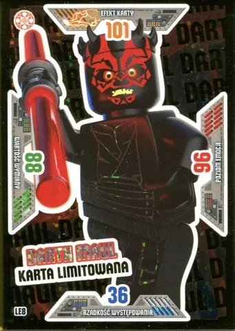Star Wars Trading Card Game (Polish) Series 2 - # LE8 Darth Maul Karta Limitowana